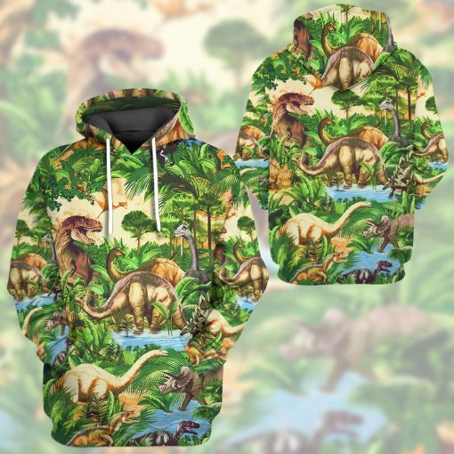 Gearhumans 3D Dinosaur Tshirt Hoodie Apparel ZZ2505214 3D Apparel