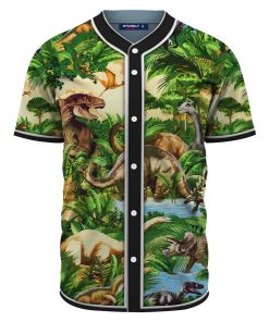 Gearhumans 3D Dinosaur World Custom Jersey Shirt GW0107219 Jersey Shirt Jersey Shirt Men S