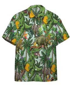 Gearhumans 3D Dinosaurs Taco Hawaiian Custom Short Sleeve Shirts GW1406211 Hawai Shirt Short Sleeve Shirt S