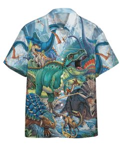Gearhumans 3D Dinotopia Hawaiian Custom Short Sleeve Shirts GW14062112 Hawai Shirt Short Sleeve Shirt S 