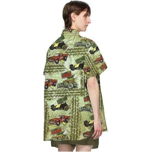 Gearhumans 3D Dirt Track Racing Hawaii Shirt ZZ13047 Hawai Shirt