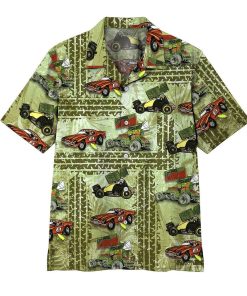 Gearhumans 3D Dirt Track Racing Hawaii Shirt ZZ13047 Hawai Shirt Short Sleeve Shirt S 