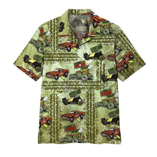 Gearhumans 3D Dirt Track Racing Hawaii Shirt ZZ13047 Hawai Shirt Short Sleeve Shirt S