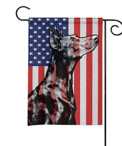 Gearhumans 3D Doberman Pinscher Dog Custom House Flag GS2005211 House Flag House Flag S 