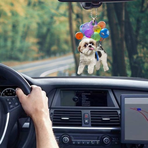 Gearhumans 3D Dog Balloon Car Hanging GJ27052116 Car Hanging