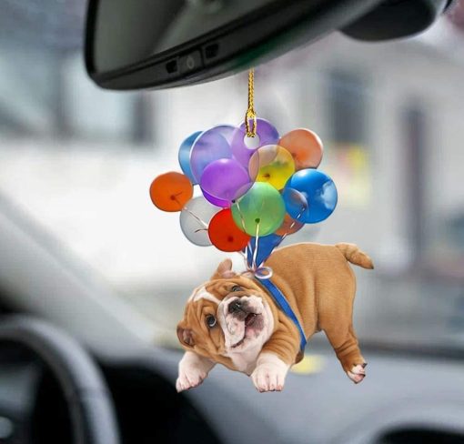 Gearhumans 3D Dog Balloon Car Hanging GJ27052117 Car Hanging