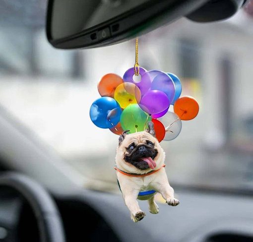 Gearhumans 3D Dog Balloon Car Hanging GJ27052118 Car Hanging