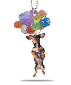 Gearhumans 3D Dog Balloon Car Hanging GJ31052103 Car Hanging Car Hanging/1 Pack 