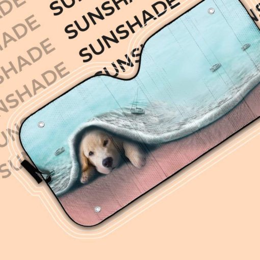 gearhumans 3D Dog Car Auto Sunshade GH20054 Auto Sunshade