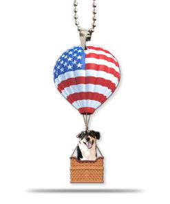 Gearhumans 3D Dog In Hot Air Balloon Custom Car Hanging GW08061 Car Hanging Car Hanging/1 Pack 