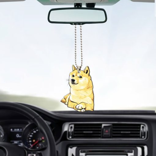 Gearhumans 3D Doge Meme Custom Car Hanging GO25052113 Car Hanging