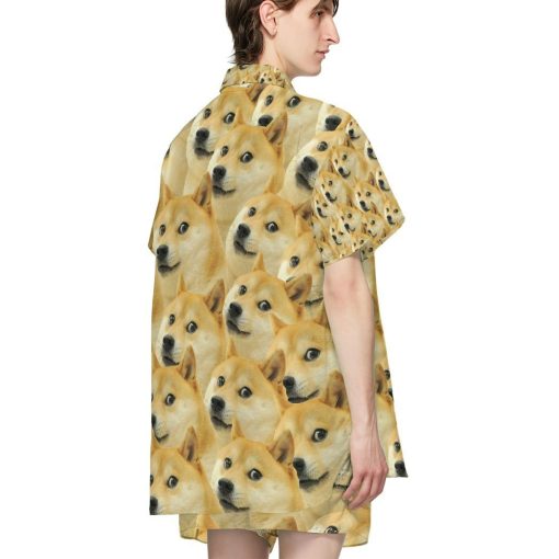 Gearhumans 3D Doge Meme Custom Hawaii Shirt GO12052121 Hawai Shirt