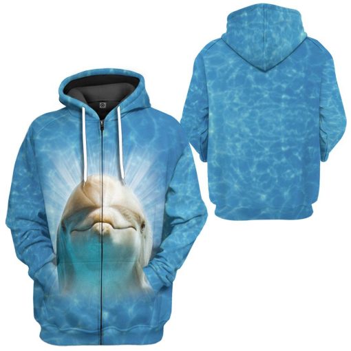 Gearhumans 3D Dolphin Custom Tshirt Hoodie Apparel 8 Gearhumans 3D Dolphin Custom Tshirt Hoodie Apparel GW02062128 3D Apparel