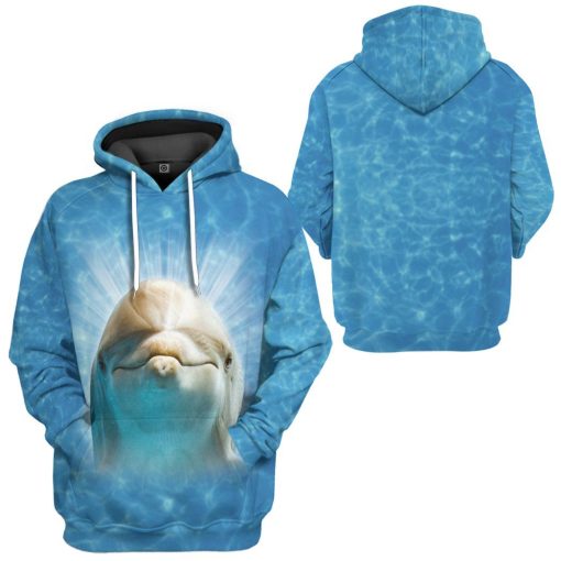 Gearhumans 3D Dolphin Custom Tshirt Hoodie Apparel 5 Gearhumans 3D Dolphin Custom Tshirt Hoodie Apparel GW02062128 3D Apparel