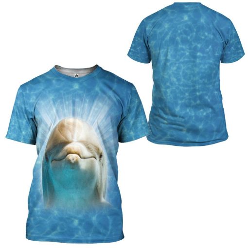 Gearhumans 3D Dolphin Custom Tshirt Hoodie Apparel 7 Gearhumans 3D Dolphin Custom Tshirt Hoodie Apparel GW02062128 3D Apparel