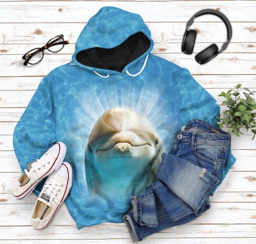 Gearhumans 3D Dolphin Custom Tshirt Hoodie Apparel 11 Gearhumans 3D Dolphin Custom Tshirt Hoodie Apparel GW02062128 3D Apparel