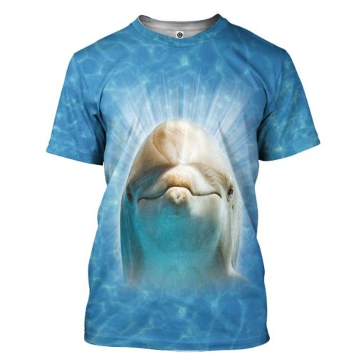 Gearhumans 3D Dolphin Custom Tshirt Hoodie Apparel 3 Gearhumans 3D Dolphin Custom Tshirt Hoodie Apparel GW02062128 3D Apparel T-Shirt S