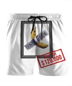 Gearhumans 3D Dont Eat My Banana Beach Shorts Swim Trunks GV070713 Men Shorts Men Shorts S