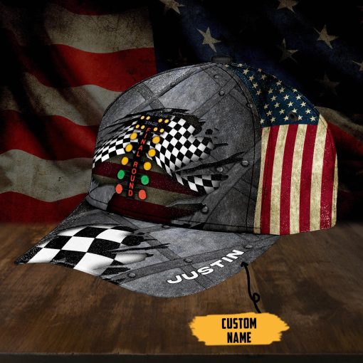 Gearhumans 3D Drag Racing Custom Name Cap GW050415 Cap
