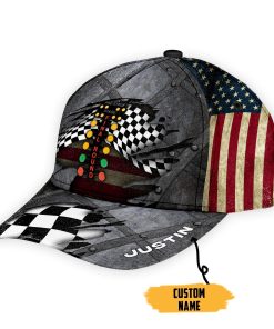 Gearhumans 3D Drag Racing Custom Name Cap GW050415 Cap Cap
