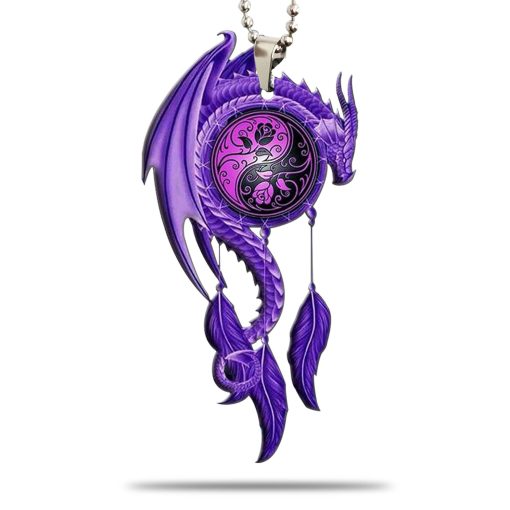 Gearhumans 3D Dragon Dreamcatcher Car Hanging GJ26052104 Car Hanging Car Hanging/1 Pack