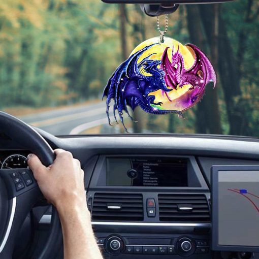 Gearhumans 3D Dragon Heart Car Hanging GJ27052105 Car Hanging