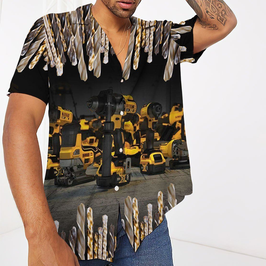 Gearhumans 3D Drill Hawaii Shirt 4 Gearhumans 3D Drill Hawaii Shirt ZZ09042 Hawai Shirt