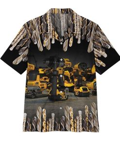 Gearhumans 3D Drill Hawaii Shirt ZZ09042 Hawai Shirt Short Sleeve Shirt S 