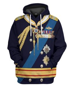 Gearhumans 3D Duke of Edinburgh Uniform Custom Tshirt Hoodie Apparel GW27042114 3D Apparel Hoodie S 