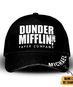 Gearhumans 3D Dunder Mifflin Paper Company Custom Name Classic Cap GW12043 Cap Cap