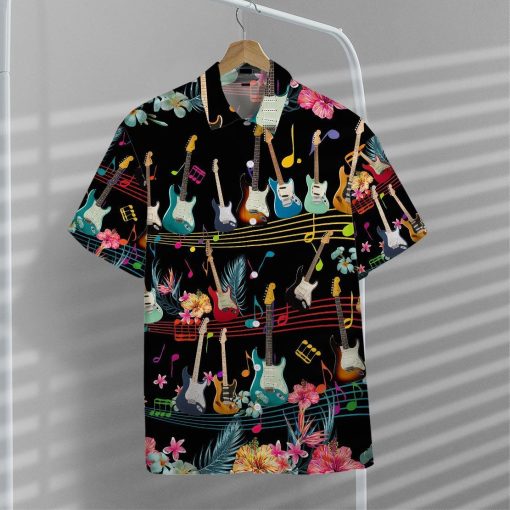Gearhumans 3D Electric Guitar Hawaii Shirt ZZ13042 Hawai Shirt