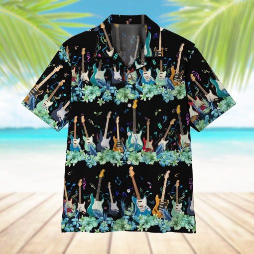 Gearhumans 3D Electric Guitar Hawaii Shirt ZZ13044 Hawai Shirt