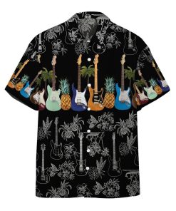 Gearhumans 3D Electric Guitar Hawaii shirt ZZ25032 Hawai Shirt Short Sleeve Shirt S 