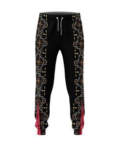 Gearhumans 3D ELV PRL Black Conquistador Custom Sweatpants GW01072121 Sweatpants Sweatpants S