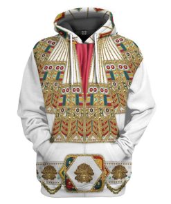 Gearhumans 3D ELV PRL Inca Gold Leaf Custom Tshirt Hoodie Apparel GW01072114 3D Apparel Hoodie S 