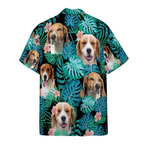Gearhumans 3D English Foxhound Dog Summer Custom GW19052116 Hawai Shirt