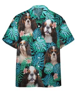 Gearhumans 3D English Toy Spaniel Dog Summer Custom Short Sleeve Shirt GW19052118 Hawai Shirt Short Sleeve Shirt S 