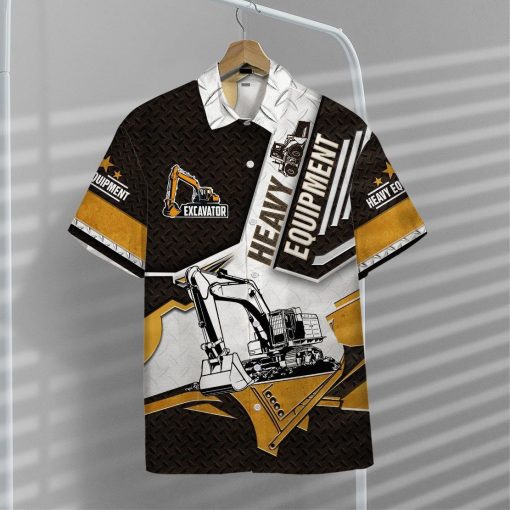 Gearhumans 3D Excavator Hawaii Shirt ZZ0605211 Hawai Shirt