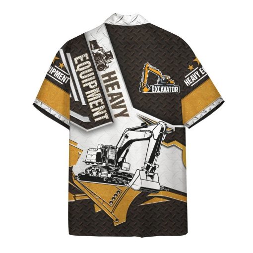 Gearhumans 3D Excavator Hawaii Shirt ZZ0605211 Hawai Shirt