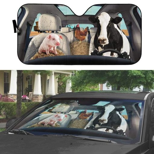 gearhumans 3D Farmstyle Custom Car Auto Sunshade GS220612 Auto Sunshade