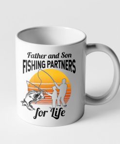 Gearhumans 3D Father And Son Fishing Partners For Life Mug ZK2005211 Mug 11oz 