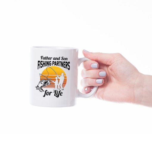 Gearhumans 3D Father And Son Fishing Partners For Life Mug ZK2005211 Mug