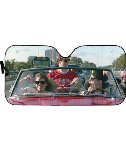 Gearhumans 3D Ferris Buellers Day Off Car Auto Sunshade GS2804215 Auto Sunshade 57''x27.5'' 