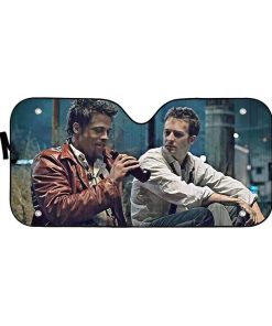 gearhumans 3D Fight Club Custom Car Auto Sunshade GL030822 Auto Sunshade 57''x27.5'' 
