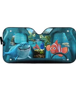 gearhumans 3D Finding Nemo Custom Car Auto Sunshade Custom Car Auto Sunshade GL22071 Auto Sunshade 57''x27.5'' 