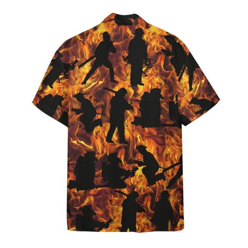 Gearhumans 3D Fire Fighter Hawaii Shirt 9 Gearhumans 3D Fire Fighter Hawaii Shirt ZK1105214 Hawai Shirt