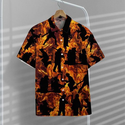 Gearhumans 3D Fire Fighter Hawaii Shirt 13 Gearhumans 3D Fire Fighter Hawaii Shirt ZK1105214 Hawai Shirt