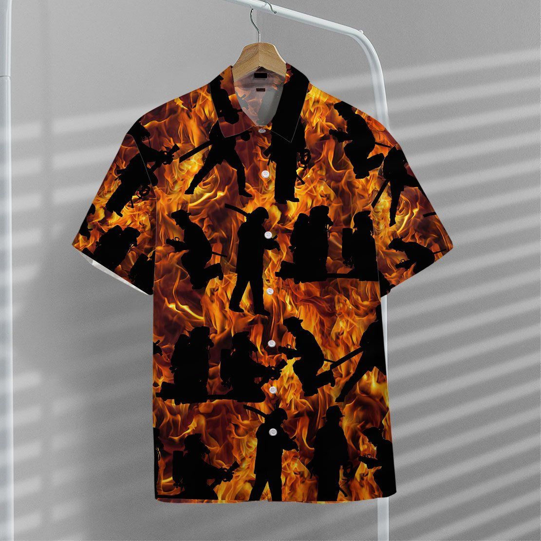 Gearhumans 3D Fire Fighter Hawaii Shirt 6 Gearhumans 3D Fire Fighter Hawaii Shirt ZK1105214 Hawai Shirt