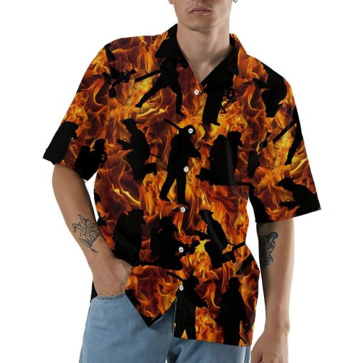Gearhumans 3D Fire Fighter Hawaii Shirt 10 Gearhumans 3D Fire Fighter Hawaii Shirt ZK1105214 Hawai Shirt