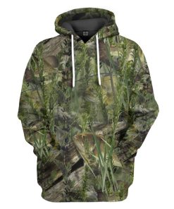 Gearhumans 3D Fishouflage Bass Camo For Fishing Custom Tshirt Hoodie Apparel GS2806211 3D Apparel Hoodie S